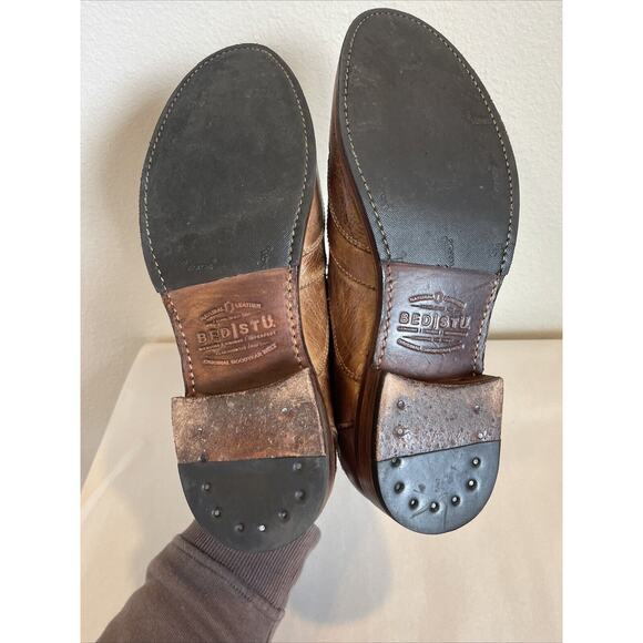 Bed Stu Men’s Scoria Cobbler Brown Leathers Loafers Slip On Size 11 - Picture 9 of 9